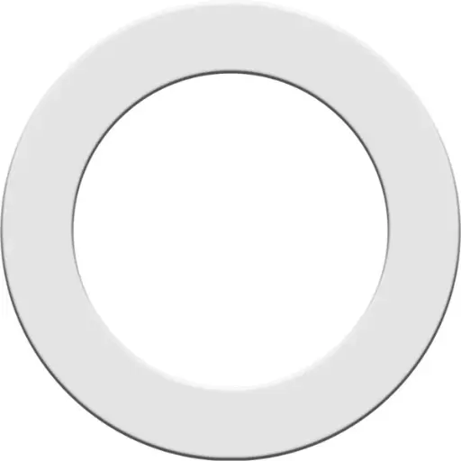 [4614] Dart Doelbeschermring Plain - wit