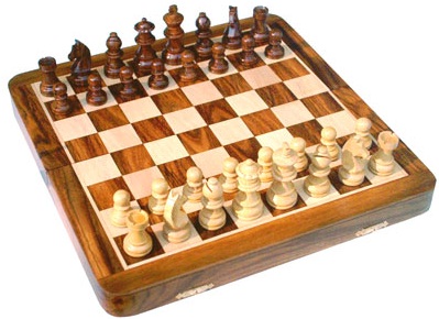 [p2322] Chess Set Wooden Box magnetic 26mm