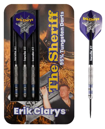[p5665] Darts ONE80 Erik Clarys " The Sheriff" 95%