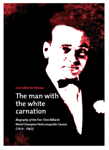 [p5420] Boek 'The man with the white carnation'