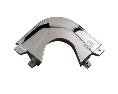 [p2198] Hoek SAM Aluminium Chroom