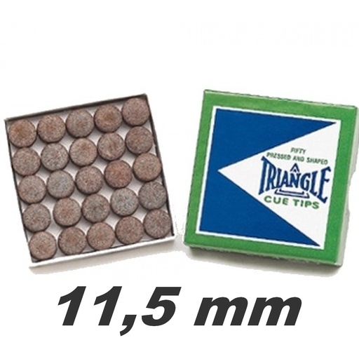 [p4234] Cue Tip Triangle 11,5mm/50 pieces