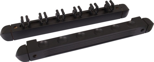 [1123 zwart] Cue Rack 2pcs - 6 cues Black