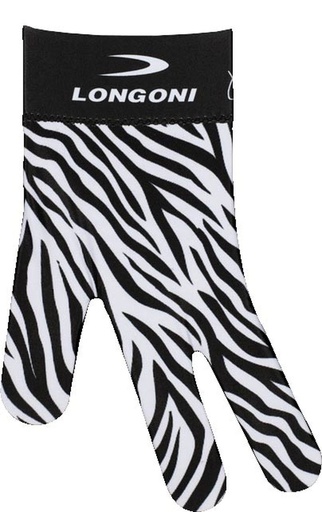 [4140 zebra] Glove Billiard Longoni Zebra