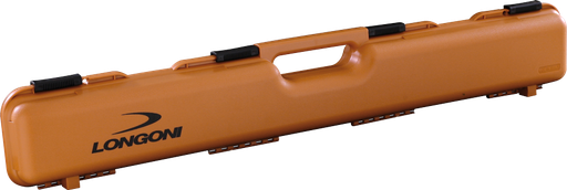 [3938 Keukoffer 3-vak PVC stijf Longoni Terra di Siena] Hard Cue Case 3-section PVC rigid Longoni Terra di Siena