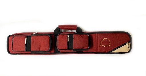 [p5167 bordeaux] Cue Bag Nylon Burgundy 2/4 Ceulemans