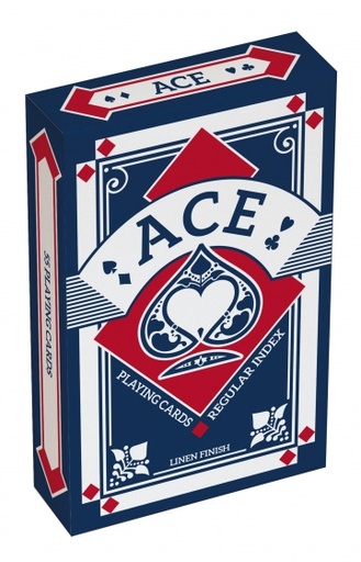 [1920 Kaartspel ACE bridge blauw/Engels] Card game ACE bridge blue/English