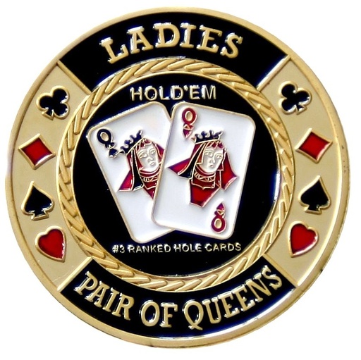 [3840 Poker-Kaartbeschermer "Ladies"] Poker-Card protector "Ladies"