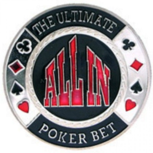 [3840 Poker-Kaartbeschermer "All-in"] Poker-Card protector "All-in"