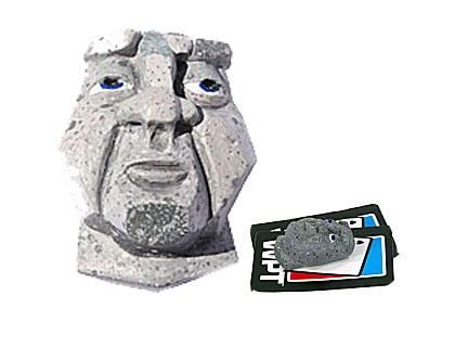 [3841 Poker-Kaartbeschermer Steen "The Rock"] Poker-Cardprotector Stone "The Rock"