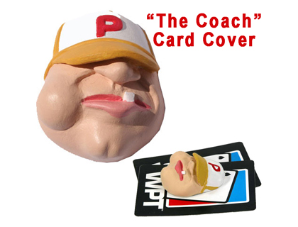 [3841 Poker-Kaartbeschermer Steen "The Coach"] Poker-Cardprotector Stone "The Coach"