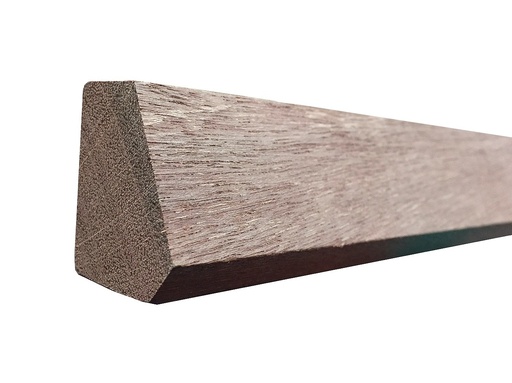 [987] Houten Basislat voor Driekant rubbers