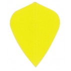 [0320 Dart Veer Poly 10 sets kite geel] Dart Flights Poly 10 sets kite yellow
