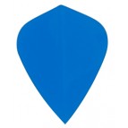 [0320 Dart Veer Poly 10 sets kite blauw] Dart Flights Poly 10 sets kite blue