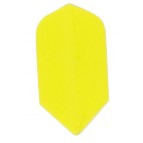 [0320 Dart Veer Poly 10 sets slim geel] Dart Flights Poly 10 sets slim yellow