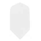 [0320 Dart Veer Poly 10 sets slim wit] Dart Flight Poly 10 sets slim white