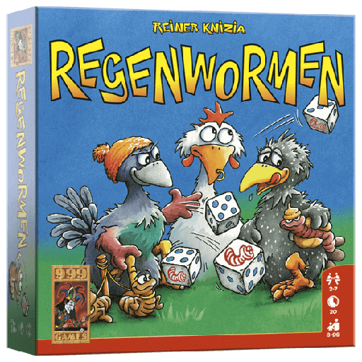 [2547 Regenwormen] Dobbelspel Regenwormen