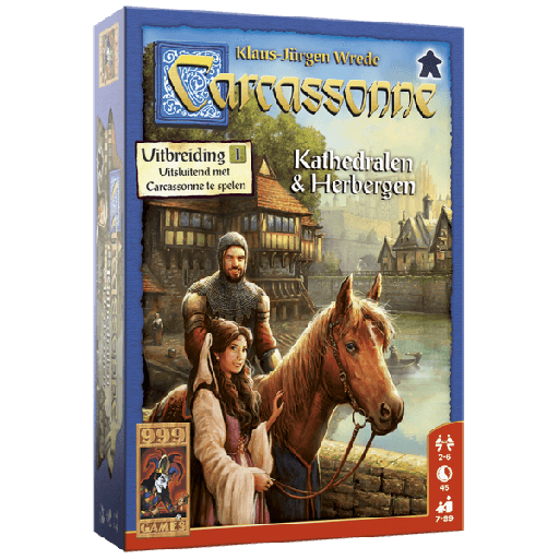 [p2621 kathedralen-herbergen] Carcassonne uitbreiding Kathedralen & Herbergen