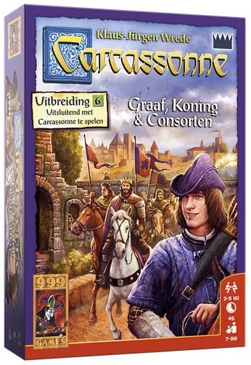 [2621 graaf] Carcassonne uitbreiding Graaf, Koning en Consorten