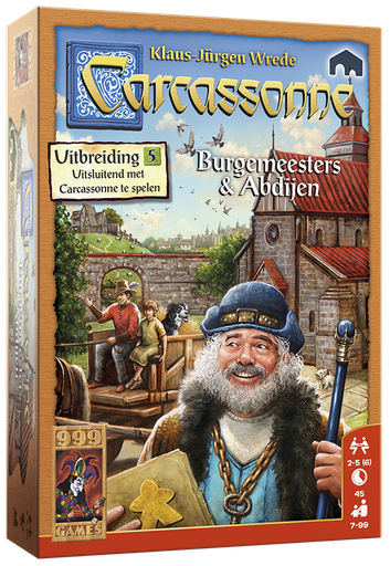 [2621 burgemeesters] Carcassonne uitbreiding Burgemeesters en Abdijen