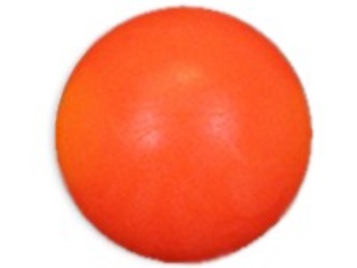 [462 oranje] Kunststof balletje oranje