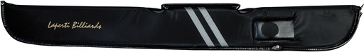 [1539 Zakje Laperti met rits gevoerd zwart] Cuebag Laperti with zipper doubled black