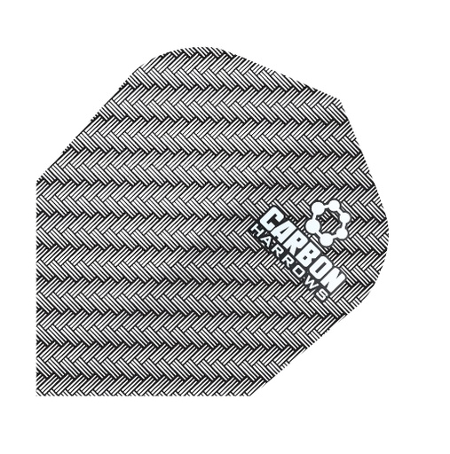 [0797 carbon zilver] Dart Flight Harrows Carbon 1205 Silver