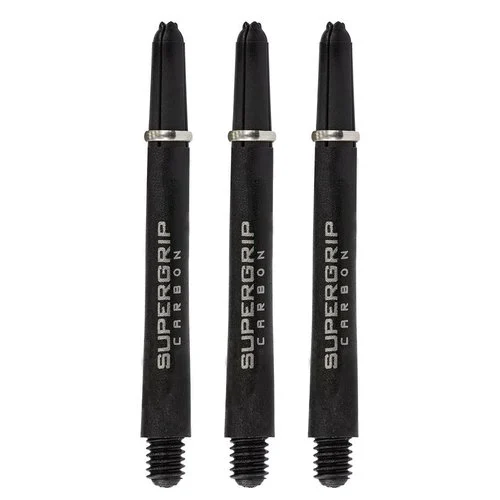 [4907 carbon-zilver] Shaft Harrows Supergrip Midi black-zilver