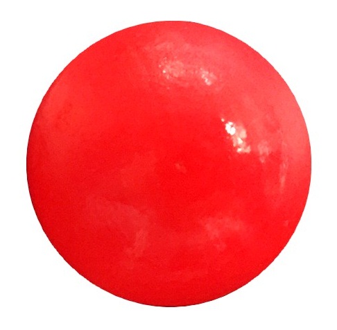 [p4898 rood] Petanque Cochonnet Rouge Fluo