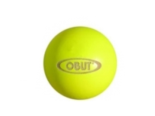 [2890 geel] Petanque doelbal Obut hout geel