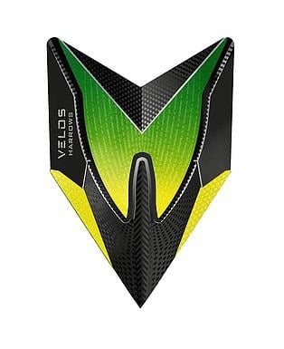 [794 geel] Dart Veer Harrows Velos Geel