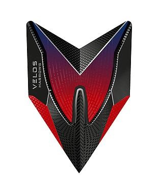 [p794 rood] Dart Veer Harrows Velos Rood