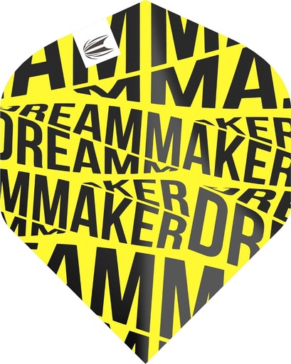 [795 geel] Dart Flight Target Dimitri Van Den Bergh Dreammaker Yellow