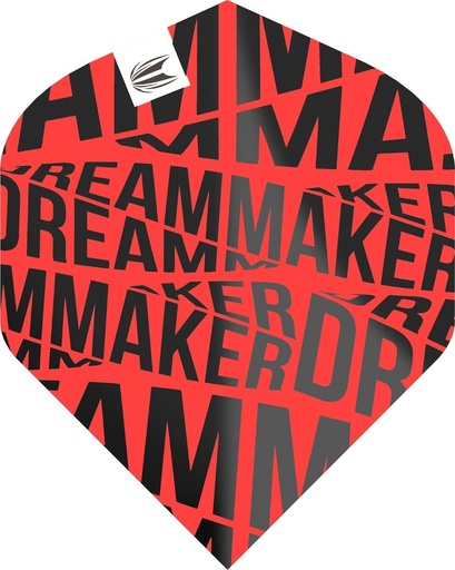 [p795 rood] Dart veer Target Dimitri Van Den Bergh Dreammaker Rood