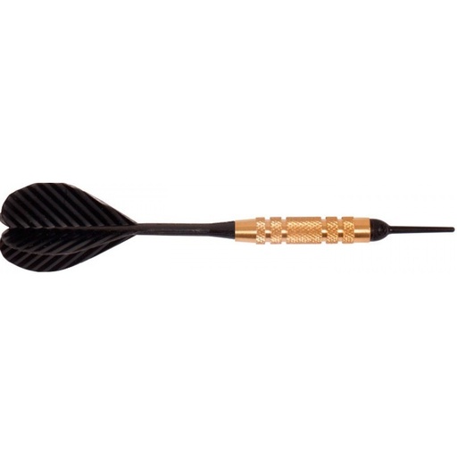 [p4548 zwart] Darts Koper Verzwaard - zwart