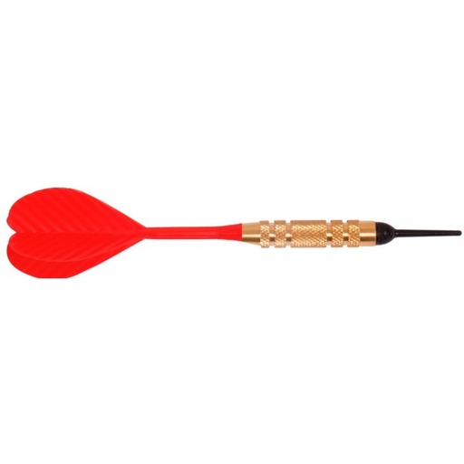 [p4548 rood] Darts Brass Heavy - red
