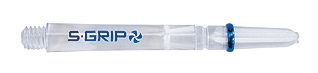 [2747 clear] Shaft Harrows Supergrip Spin Clear Medium