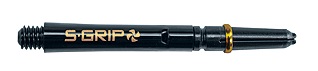 [2747 zwart-goud] Shaft Harrows Supergrip Spin Black-Gold Medium