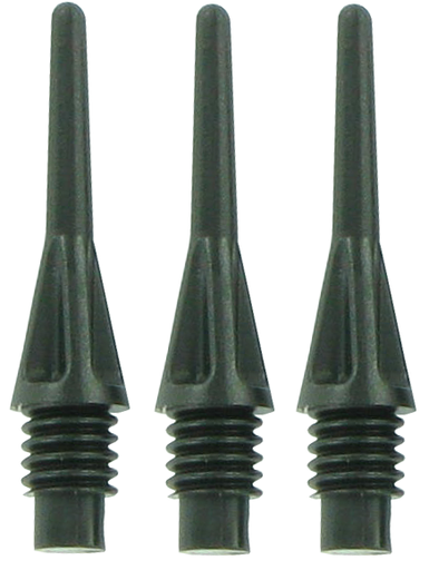 [p4462 star zwart] Dart Pointes Plastique Star Point par 100 pièces - noir