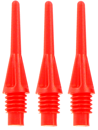 [p4462 star rood] Dart Points Plastic Star Point per 100 pieces - red