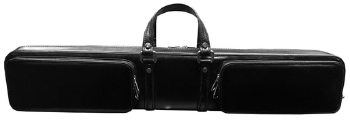 [5302 zwart] Cue Bag Leather Black 2/5 + extension
