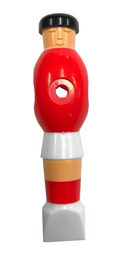 [0517 rood] Speler Soccer Plastic Rood