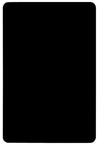 [p2108 zwart] Poker Cut Card noir