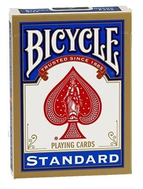[1921 standard blauw] Pokerkaarten Bicycle Standard Index - blauw