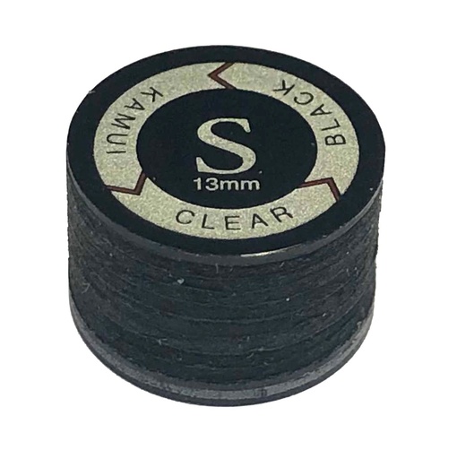 [p3587 S] Cue Tip Kamui Clear Black Soft