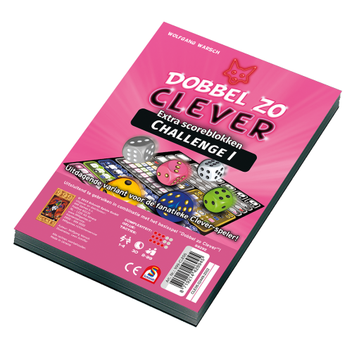 [p2767-dobbel zo clever Challenge I] Dobbel zo Clever - Extra scoreblokken Challenge I