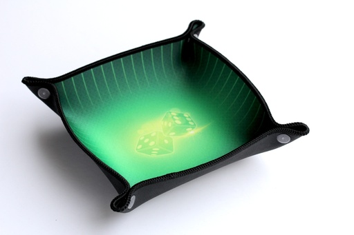 [p0553 groen] Dice Tray Neoprene Emerald