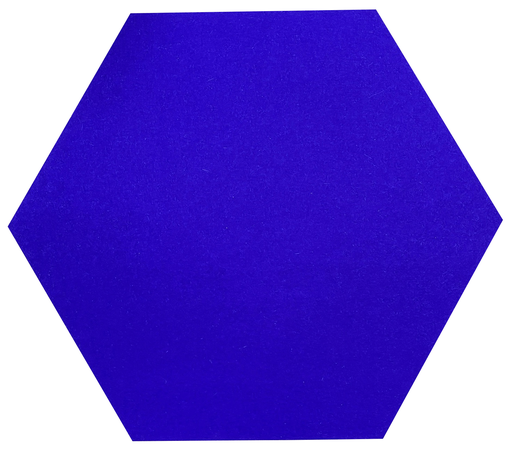 [3282 blauw] Vilt blauw voor plexi yambak