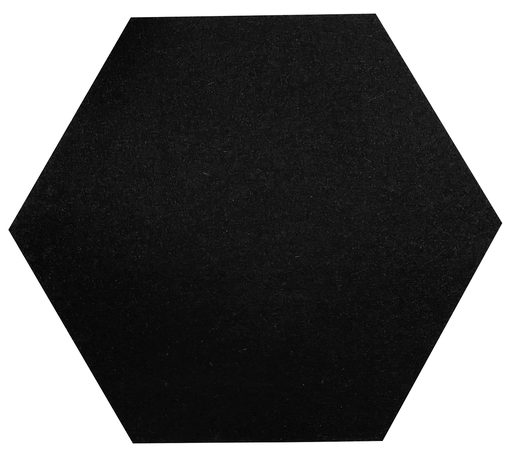 [p3282 zwart] Spare felt black for plexi yambak