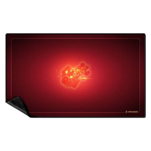 [2075 rood] Kaartmat Universeel Antislip 60 x 100cm Rood